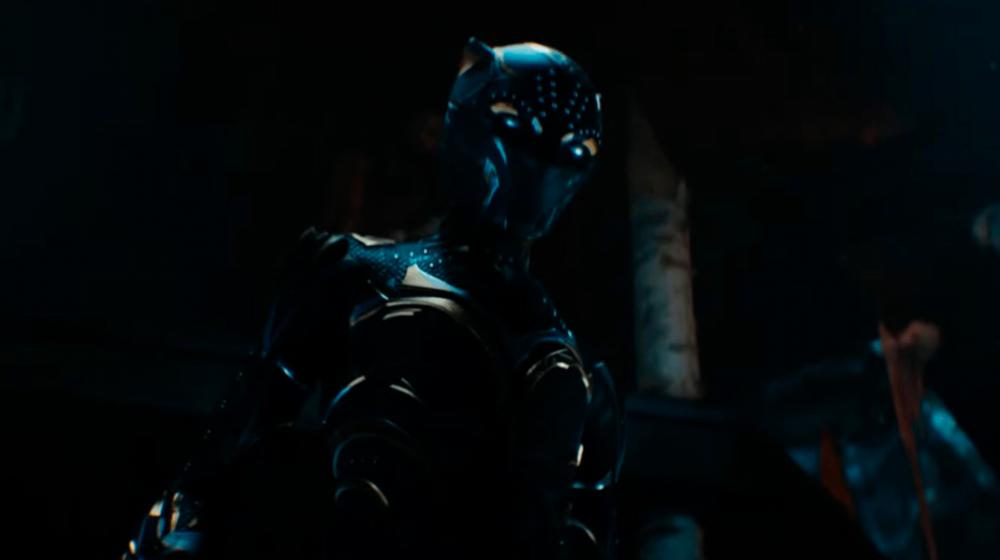 The new Black Panther suit that is featured in the trailer. – Marvel Studios