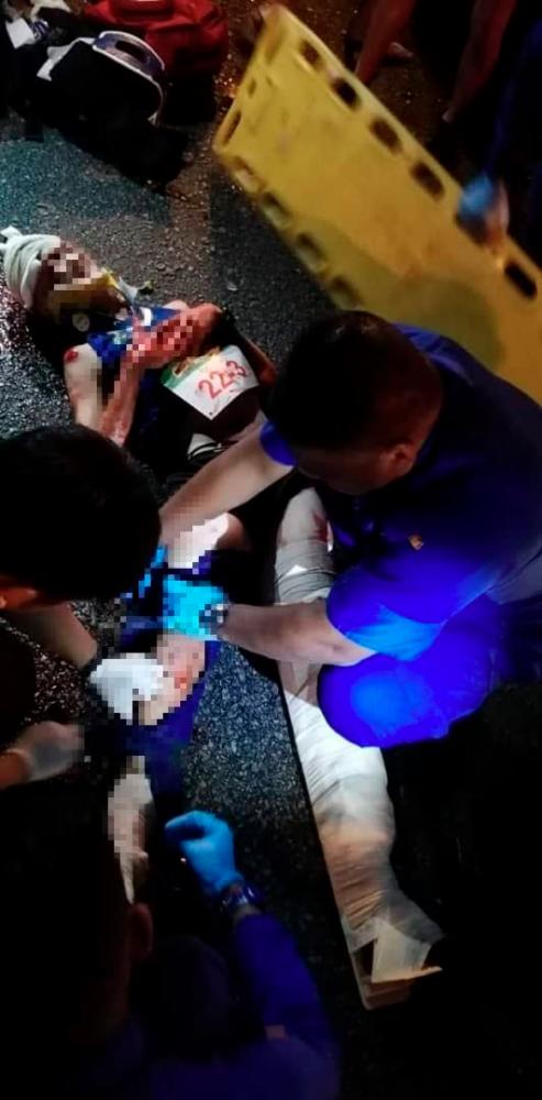 Runner, official seriously injured in Penang relay mishap (Updated)
