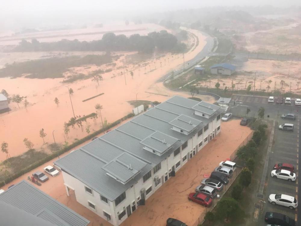 A view of the situation in Cyberjaya on May 22, 2019.