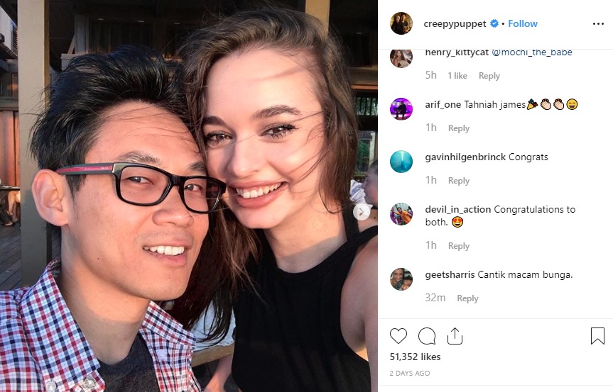 Horror filmmaker James Wan is engaged to Romanian actress