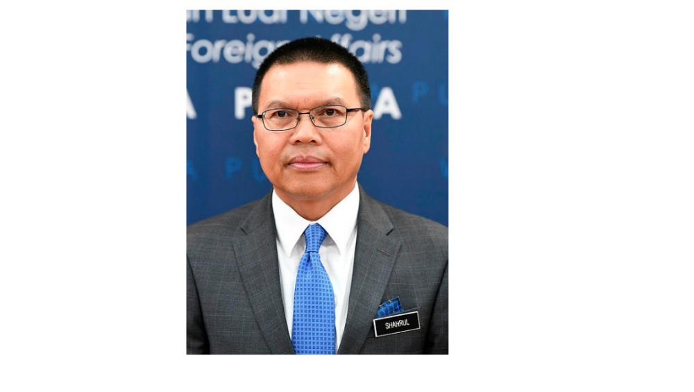 Foreign Ministry secretary-general Datuk Seri Muhammad Shahrul Ikram Yaakob (pix)