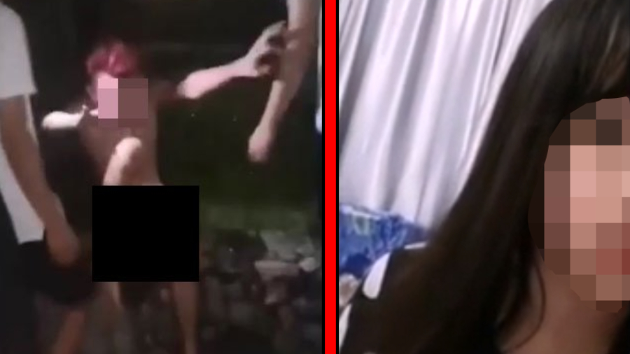 Stripped and beaten after an alleged rape