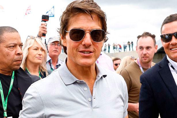 Tom Cruise at the Formula 1 British Grand Prix. – Twitter/ @ScienceLeMagazi