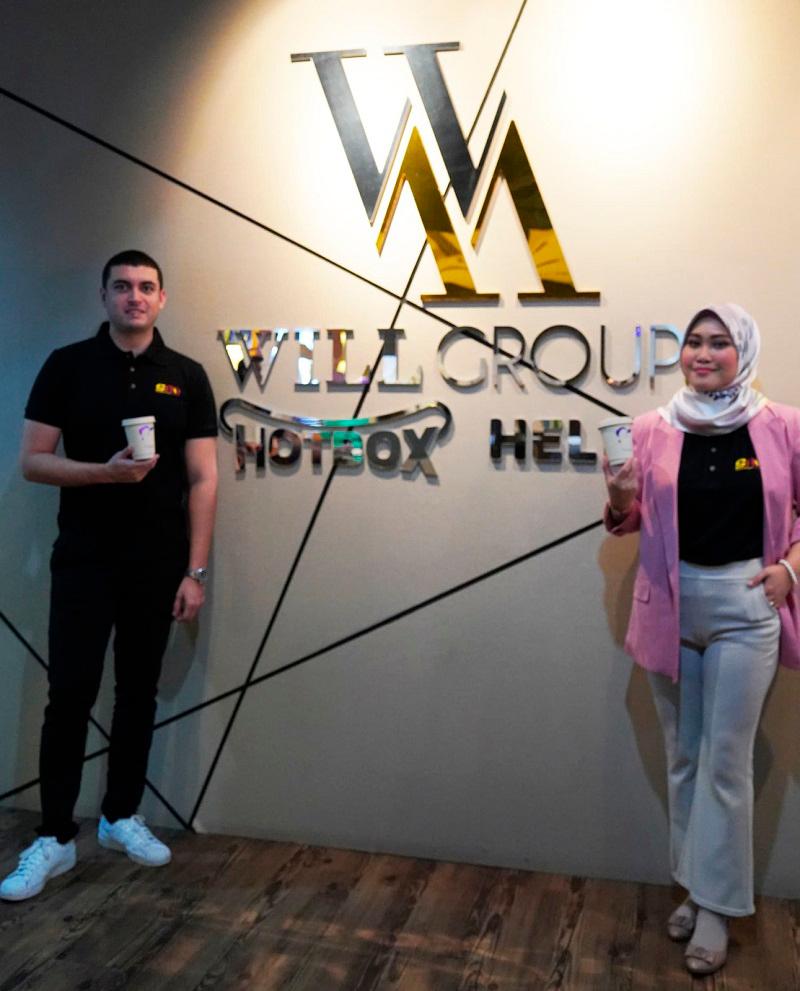 Will Group general manager Kyran Arusalm (left) and SAY Chief Executive Officer Nurul Azwa Rodzi.