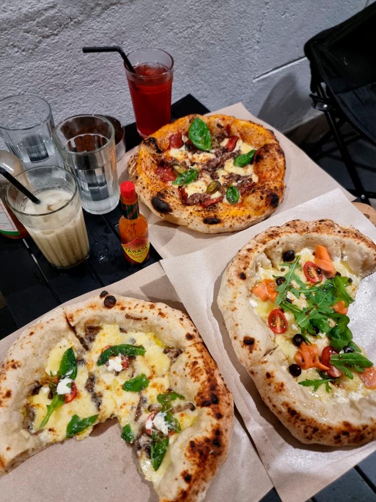 $!FiftyFiftyPizzaCoffee offers Neapolitan-style pizzas and speciality drinks.