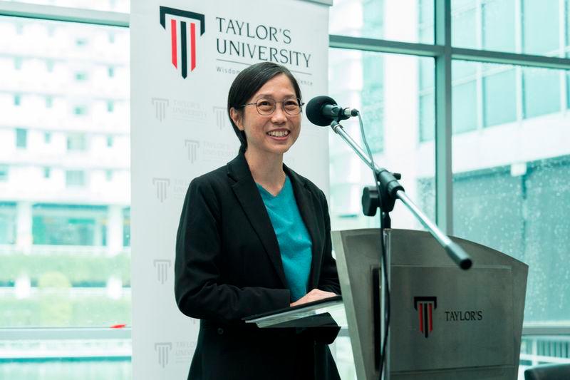 $!Dr Thian Lok Boon, Taylor’s University Pro Vice-Chancellor of Learning &amp; Teaching narrating the institution’s journey to be a purpose-driven university through the launch of Taylor's Impact Report 2023.