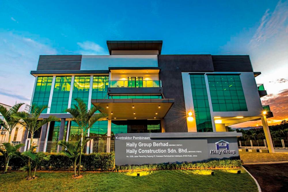 Haily Group Bhd currently has 26 ongoing construction projects with a total contract value of RM857.93 million.