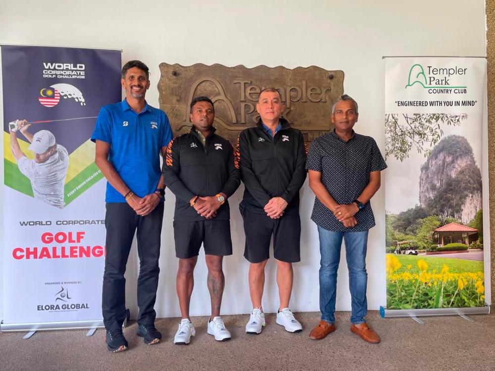 From left: Shoban, Anushka, Khai Peng and Manibalan.