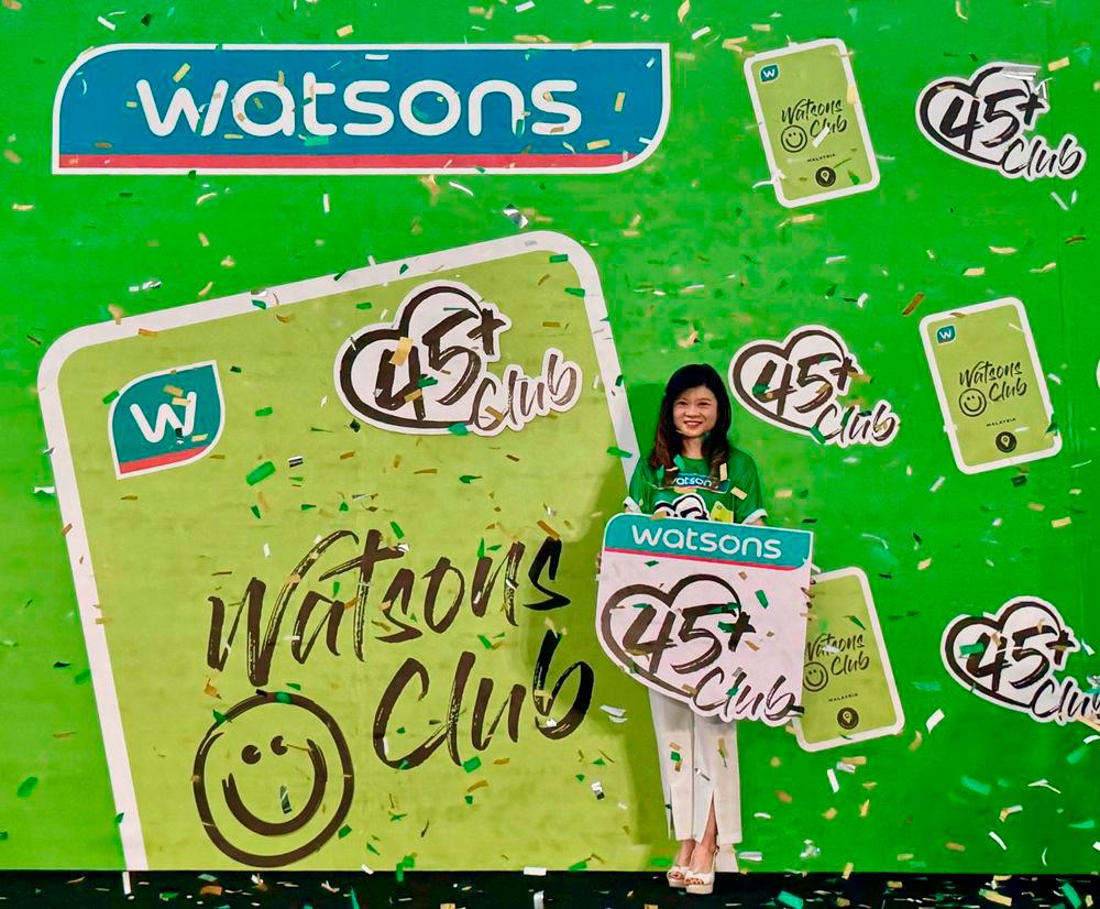 Watsons Malaysia launches Exclusive 45+ Members Club to promote healthy ageing $!Watsons Malaysia launches Exclusive 45+ Members Club to promote healthy ageing