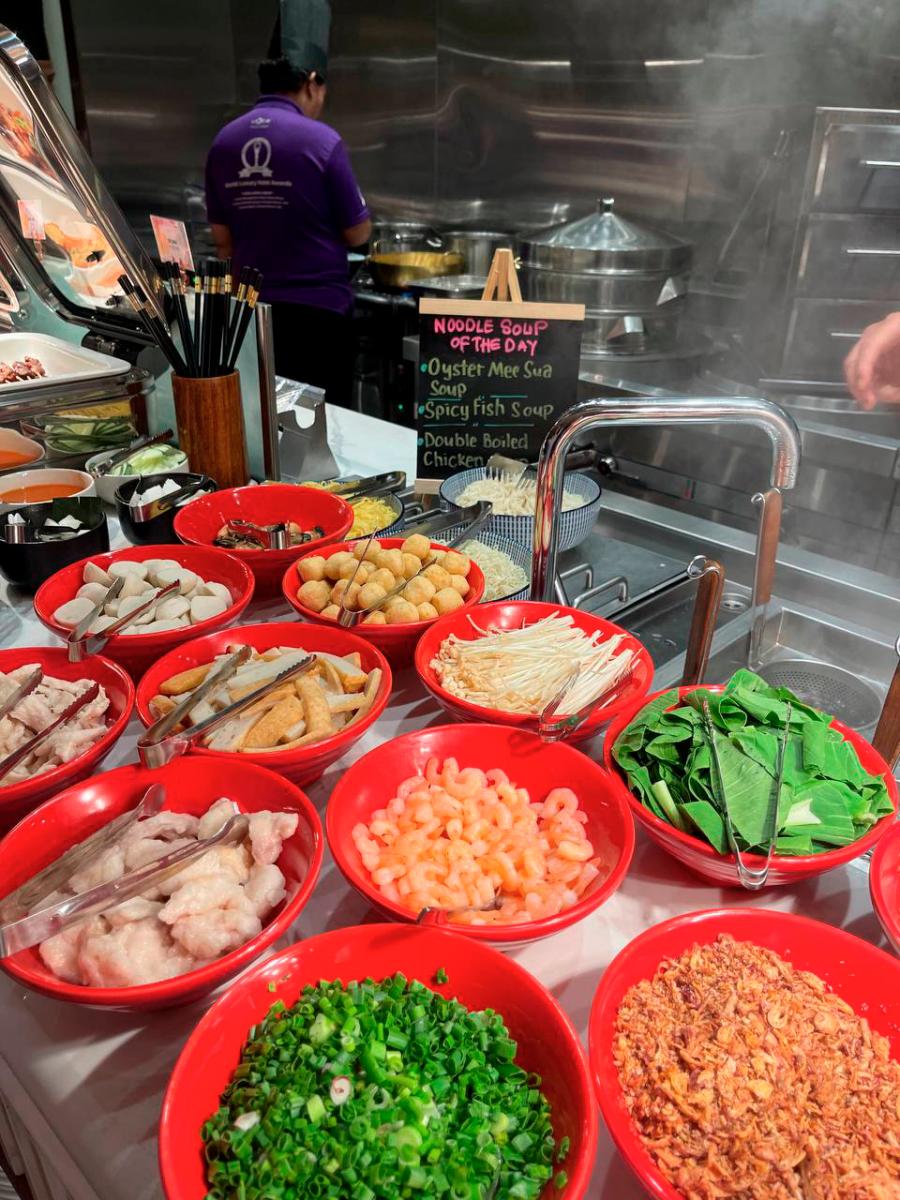 Variety of dishes to pick from. $!Variety of dishes to pick from.