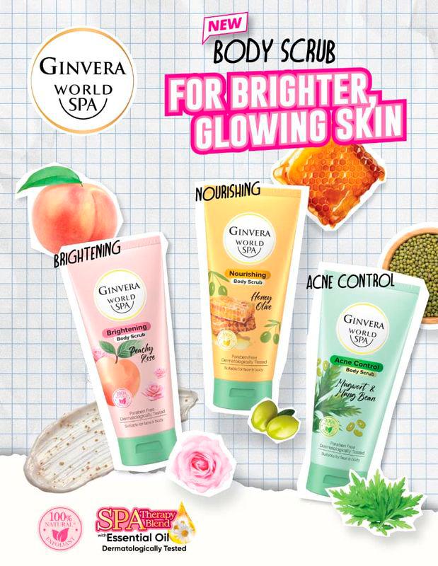 Your spa days just got better with Ginvera’s latest body scrub range $!Your spa days just got better with Ginvera’s latest body scrub range