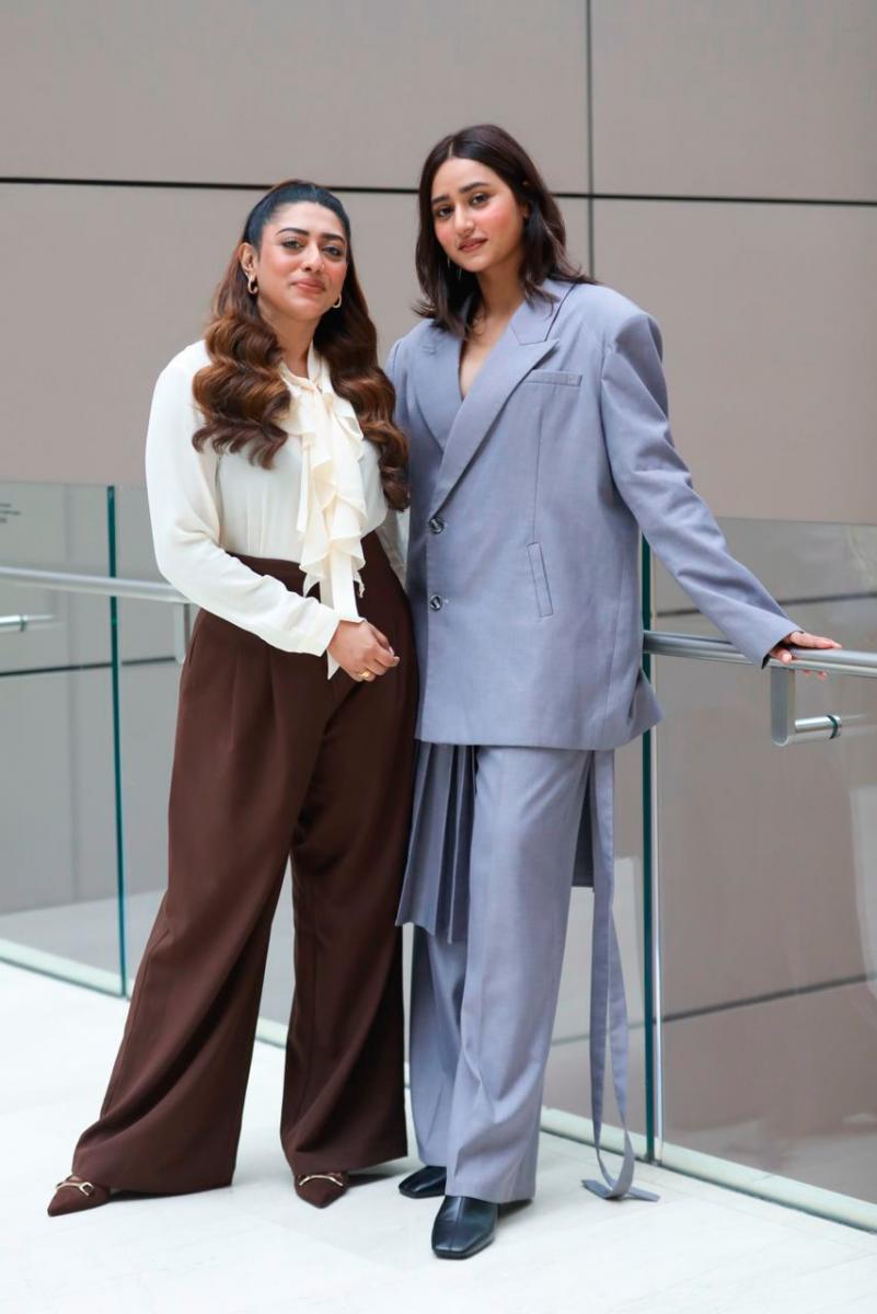 Rubini (right) and Saarra take centre stage in Aadhira. $!Rubini (right) and Saarra take centre stage in Aadhira.
