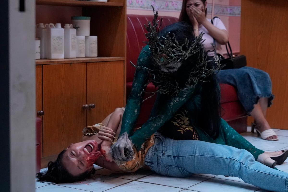 $!(Laying down) Rini (Asmara), the mistress whose sorcery leaves destruction in her wake.