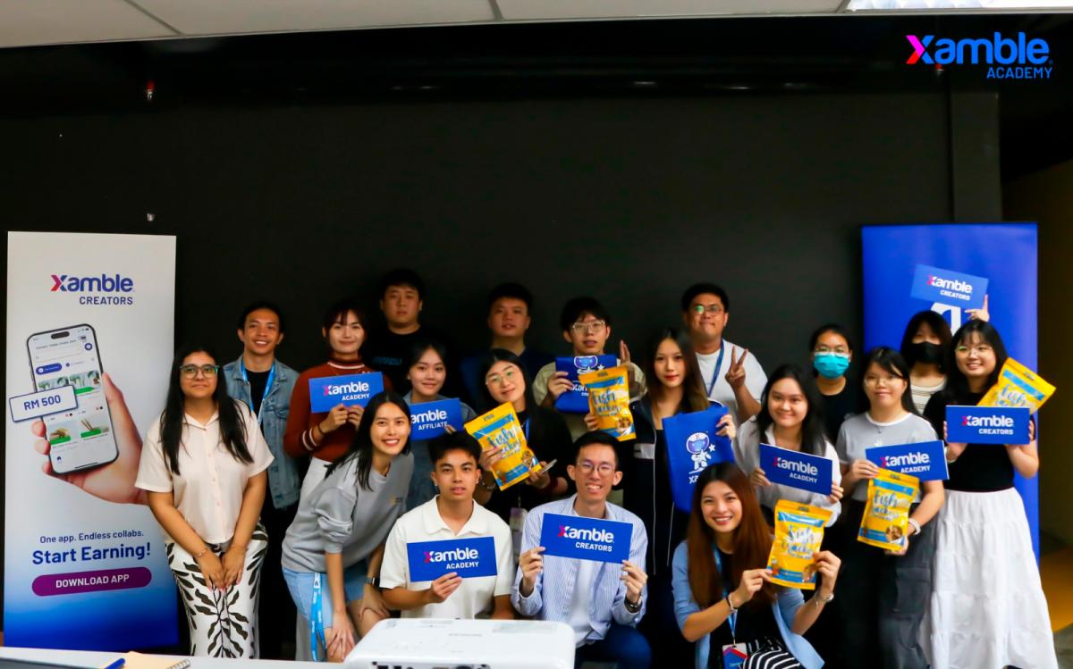 Suma Digital College students attending a Xamble Academy workshop, part of Xamble’s efforts to equip the next generation of local creators with professional skills and opportunities.