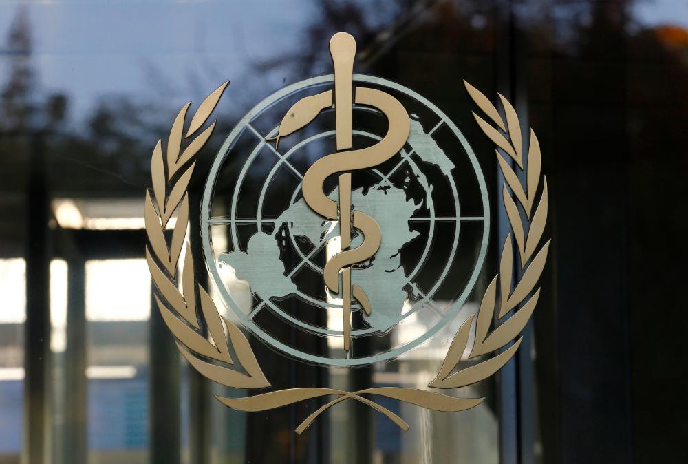 File photo: A logo is pictured on the World Health Organization (WHO) headquarters in Geneva, Switzerland, November 22, 2017. REUTERSpix