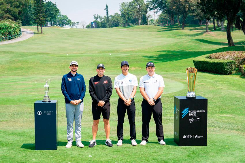 From left: John Catlin, Sergio Garcia, Taichi Kho and Patrick Reed attended the pre-tournament press conference