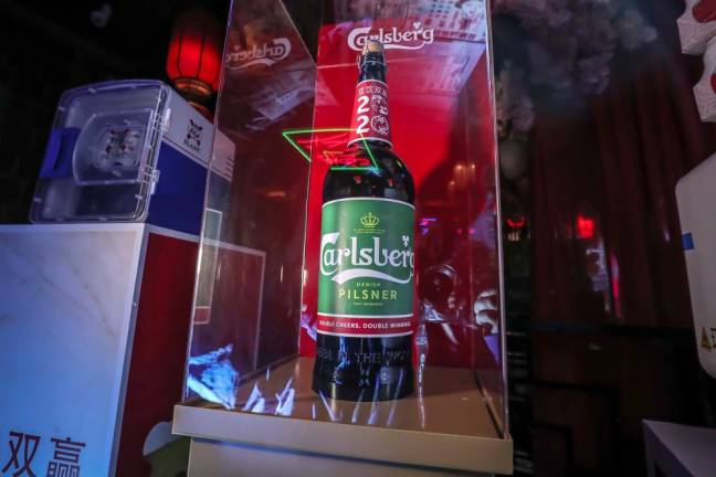 $!To further elevate the element of double, consumers get to double up their winnings with chances to take home a three-litre Carlsberg bottle.