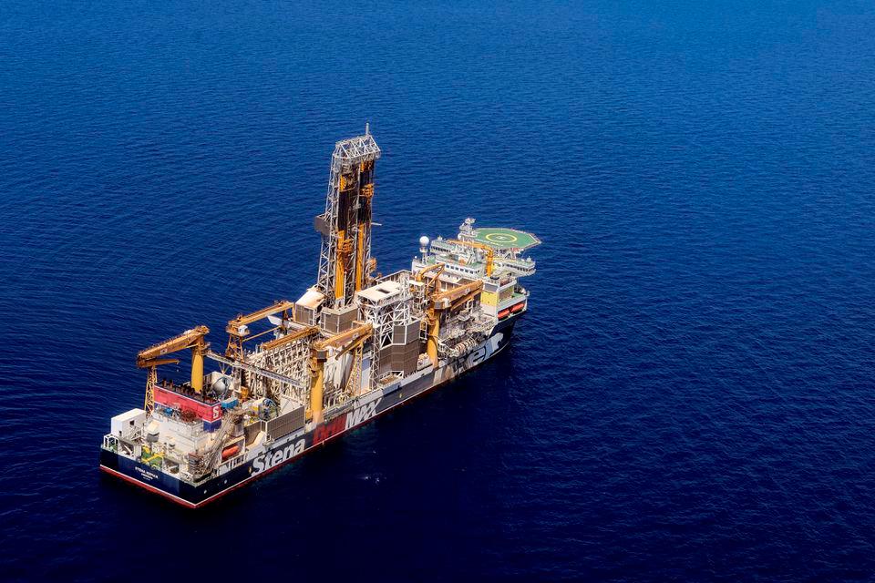 London-based Energean’s drill ship begins drilling at the Karish natural gas field offshore Israel in the east Mediterranean May 9, 2022. REUTERSPIX