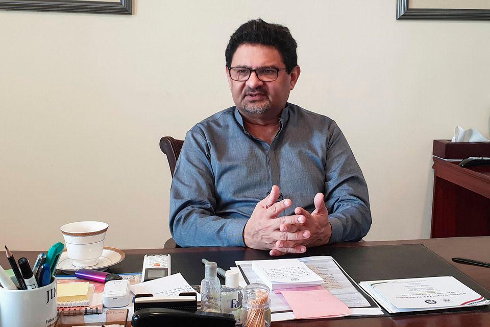 Miftah Ismail, Pakistan’s Federal Minister for Finance and Revenue, speaks during an interview with Reuters in Islamabad, Pakistan, September 18, 2022. - REUTERSPIX