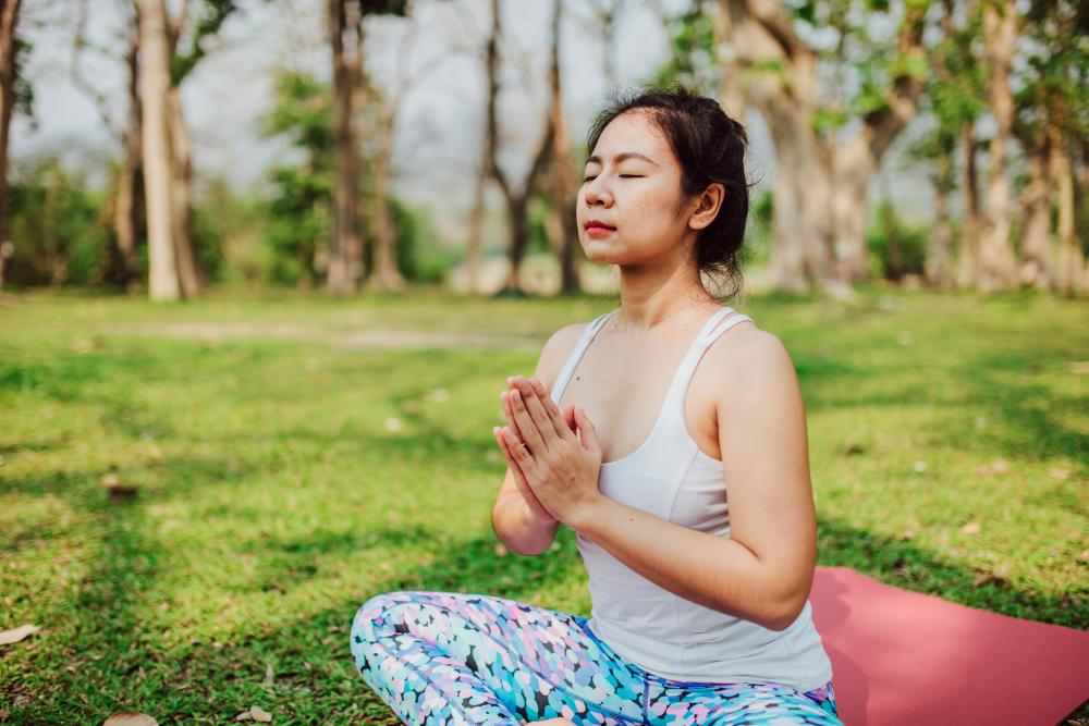 Practicing mindfulness through meditation improves your physical and mental health. – ALL PICS BY PEXELS