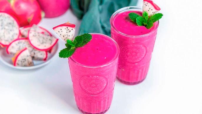 $!Refreshing pink pitaya smoothies.– PIC FROM YOUTUBE @AMRITHARAICHAND