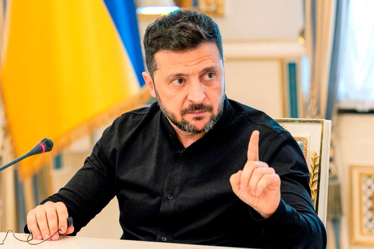 Ukraine's President Volodymyr Zelensky. - Tetiana DZHAFAROVA / AFP