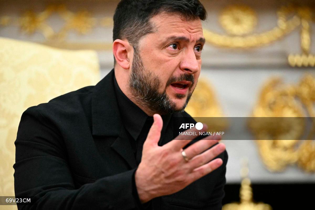 Ukrainian President Volodymyr Zelensky. - Mandel NGAN / AFP