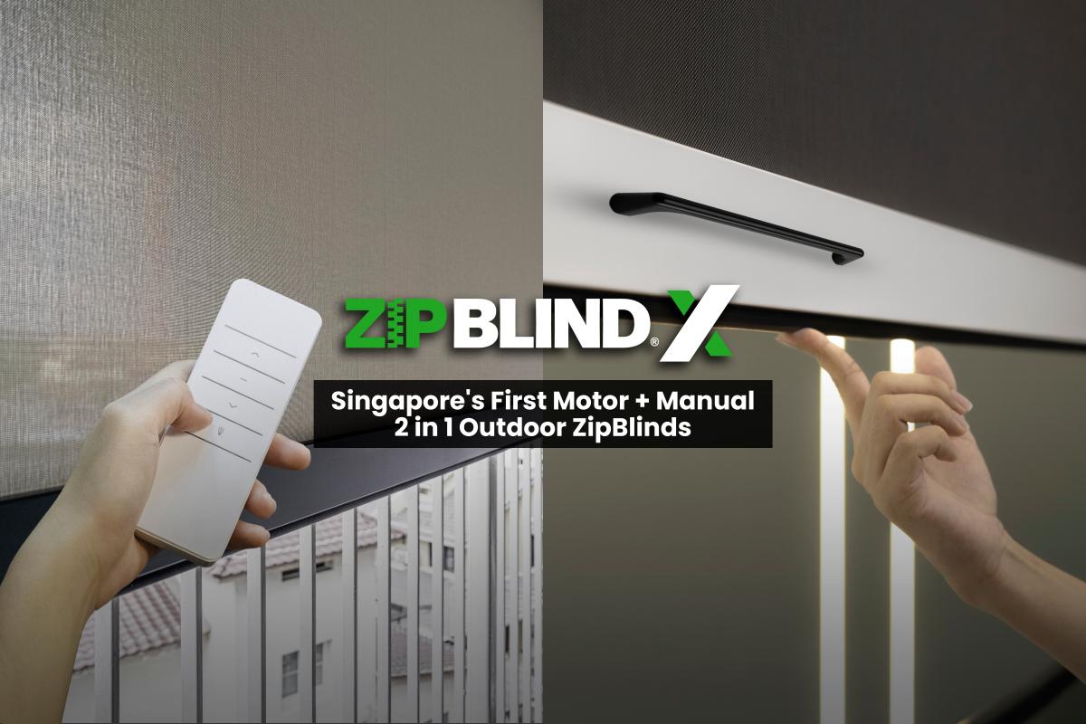 Singapore’s first hybrid outdoor blind puts control back in homeowners’ hands