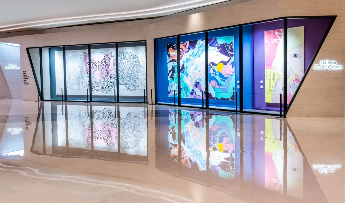 Galaxy macau embraces italian elegance: unveiling an inspirational experiential luxury edit and an alluring new space at galaxy promenade Galleria d’arte cosmo features evocative works by celebrated asian artists, transforming the shopping experience into a vibrant canvas of modern creativity.