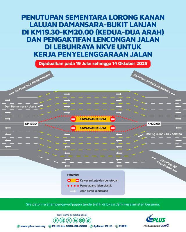 Maintenance on NKVE, ELITE: Users urged to plan journey Maintenance on NKVE, ELITE: Users urged to plan journey