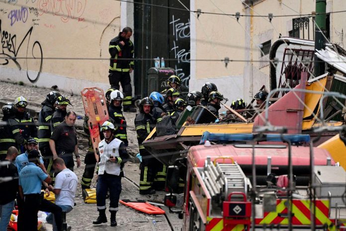 15 dead in Lisbon’s Gloria funicular crash, 18 injured
