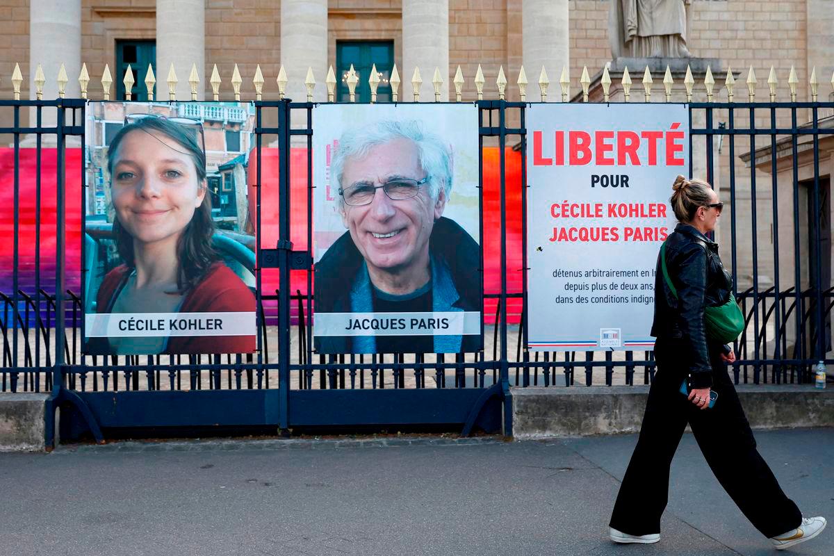 France says Iran sanctions decision depends on detainees’ release
