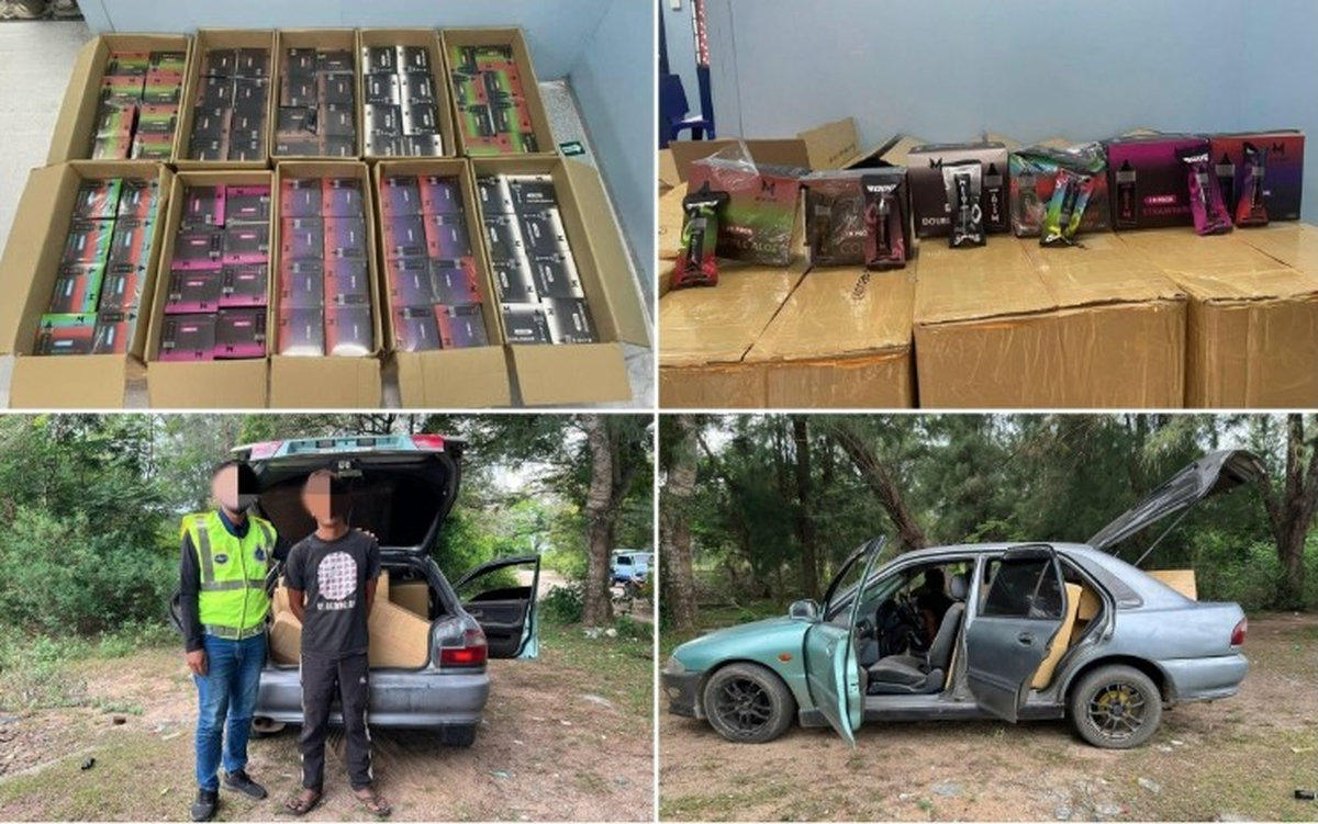 GOF seizes RM520,000 worth of e-cigarettes in Tengkorak raid