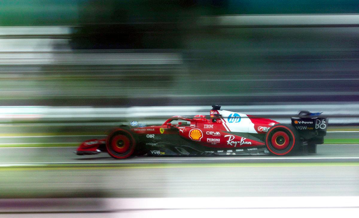 Leclerc leads final British GP practice for Ferrari at Silverstone Leclerc leads final British GP practice for Ferrari at Silverstone