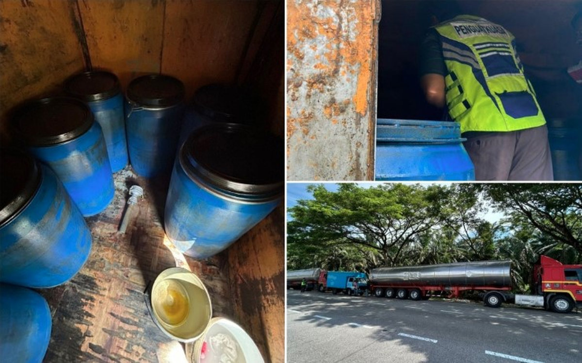 GOF arrests trio, seizes 75,400 kg of crude palm oil in Taiping GOF arrests trio, seizes 75,400 kg of crude palm oil in Taiping