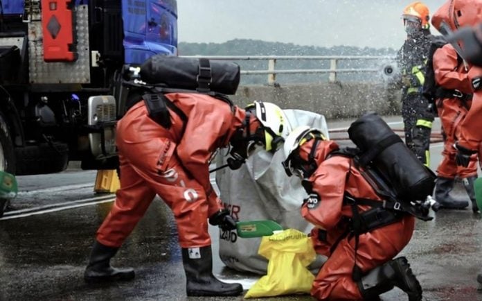 Air quality safe after chemical tanker collision on Second Link bridge