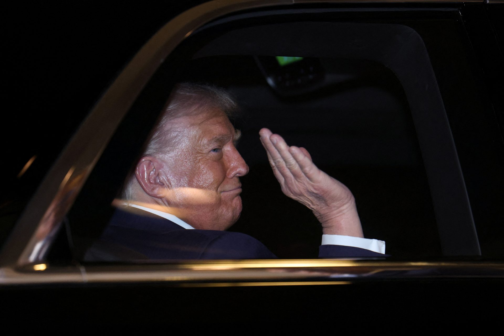 U.S. President Donald Trump meets with Emperor Naruhito at the Imperial Palace in Tokyo