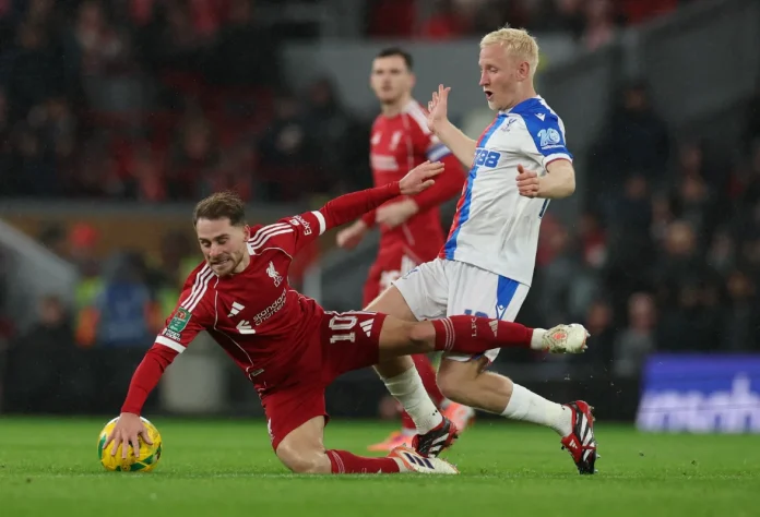 Liverpool crisis deepens after League Cup exit against Crystal Palace