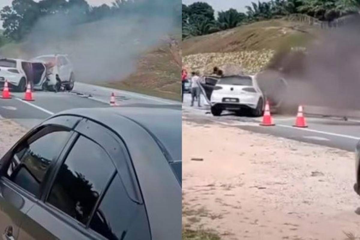 3 dead, 3 injured in fiery crash on Senai-Desaru Expressway 3 dead, 3 injured in fiery crash on Senai-Desaru Expressway