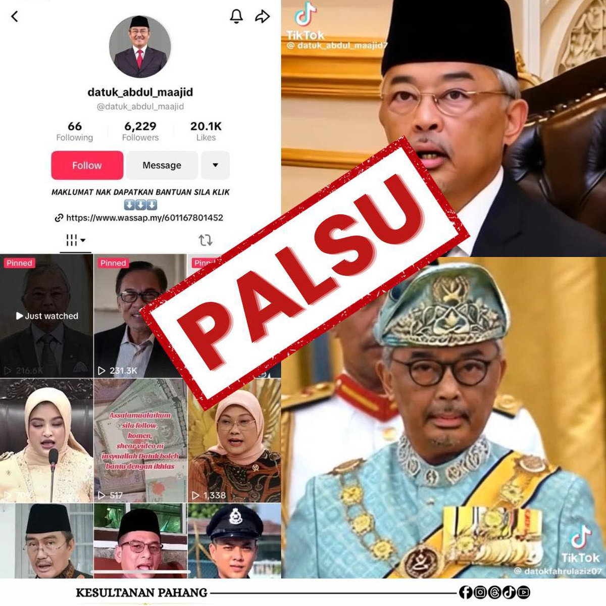 Pahang Palace warns public over fake AI video misusing Sultan’s image