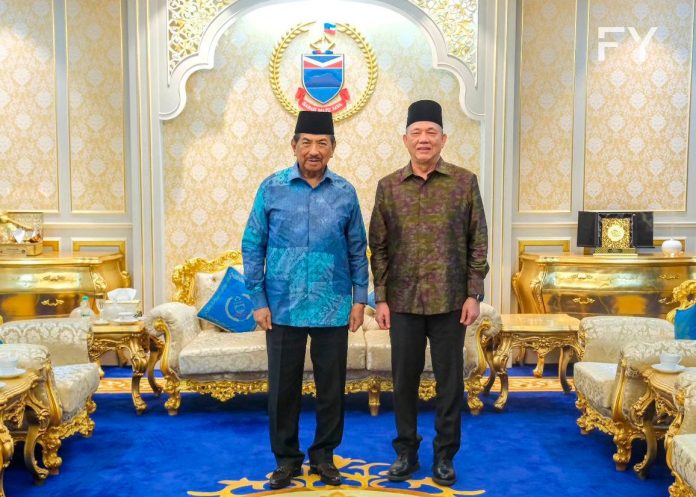 DPM Fadillah pays courtesy call on Sabah Governor Tun Musa Aman