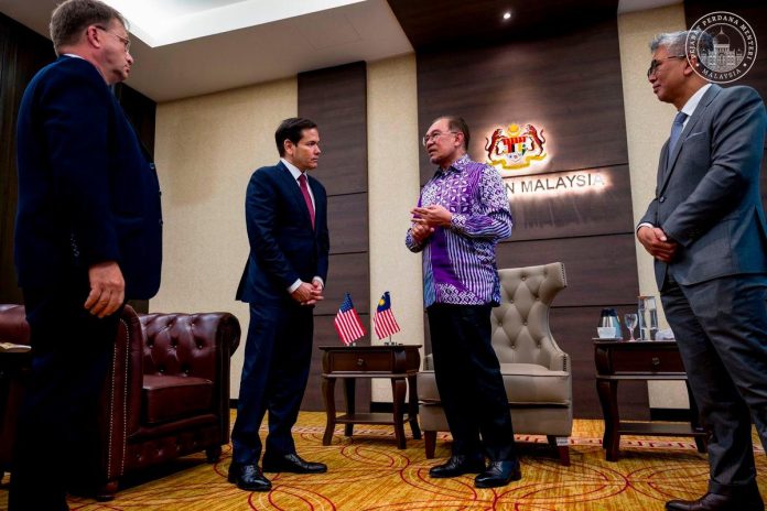 PM Anwar urges US to stop Gaza atrocities in meeting with Rubio