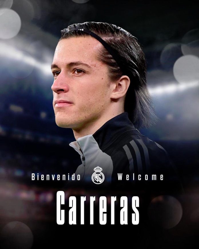 Real Madrid sign Benfica’s Carreras in €50m summer transfer deal