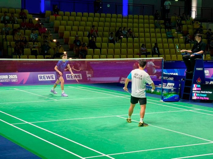 Malaysian shuttlers advance to WUG 2025 badminton round of 32