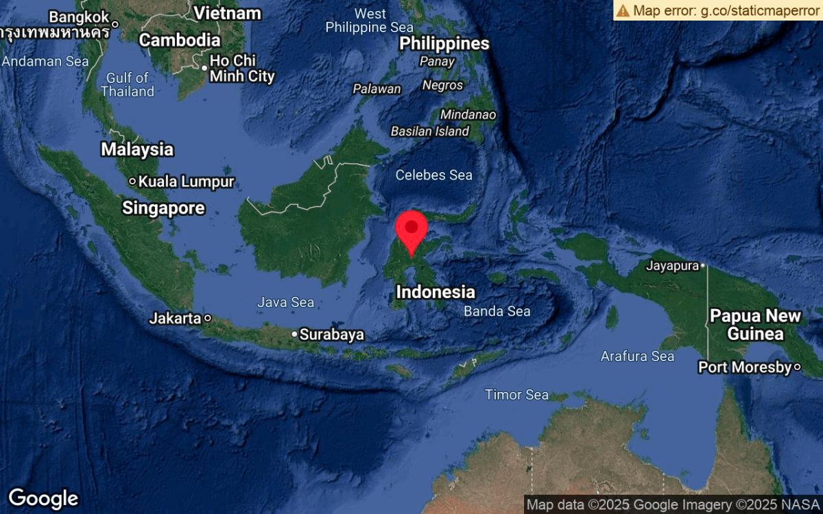 Gempa bumi 5.3 di Sulawesi Tengah rosakkan 38 rumah Gempa bumi 5.3 di Sulawesi Tengah rosakkan 38 rumah
