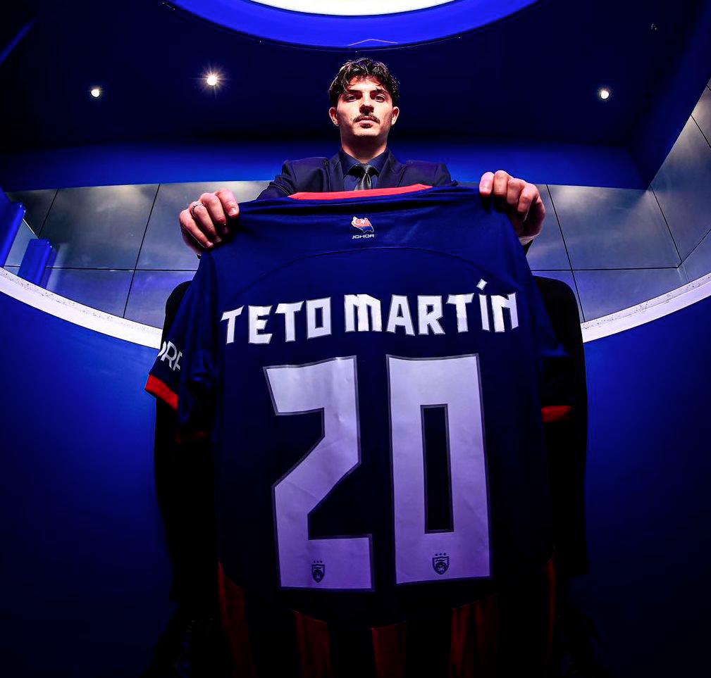 Spanish midfielder Teto Martin joins JDT for new season