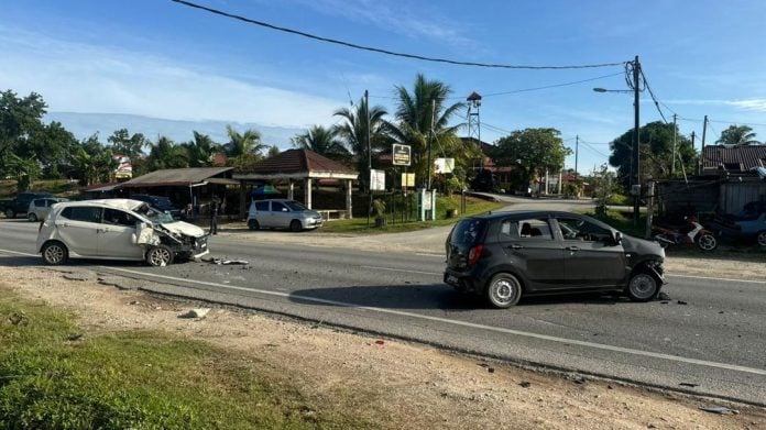 Nine-month-old baby killed in four-car collision in Setiu