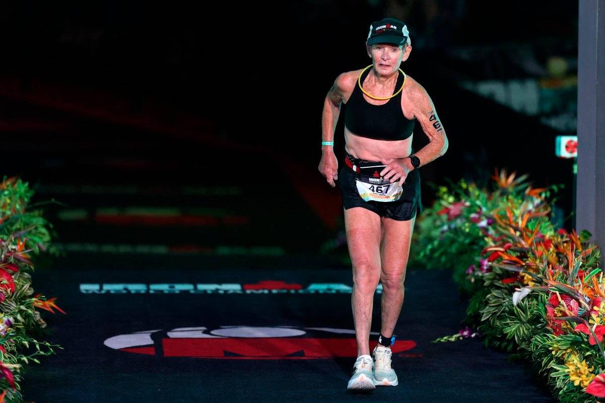 80-year-old becomes oldest woman to finish Ironman World Championship 80-year-old becomes oldest woman to finish Ironman World Championship