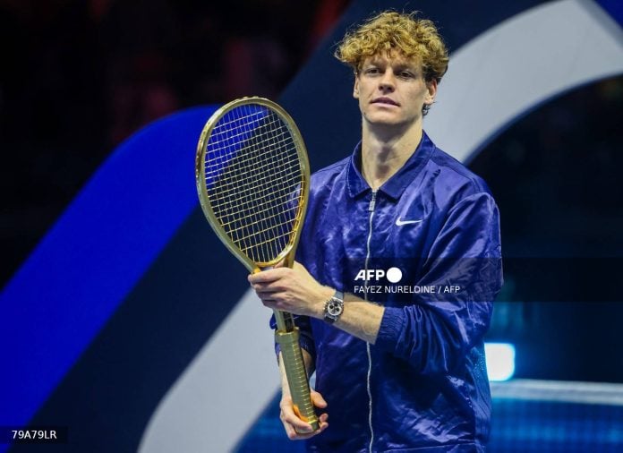 Sinner says impossible to finish year as world number one