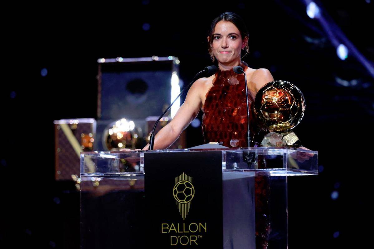 Aitana Bonmati wins third consecutive Women’s Ballon d’Or award Aitana Bonmati wins third consecutive Women’s Ballon d’Or award